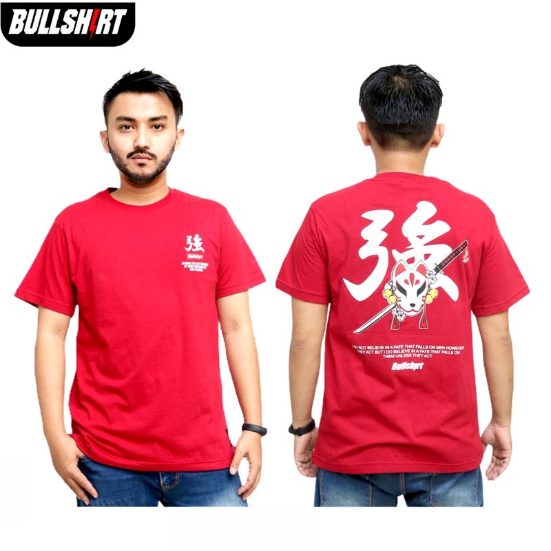 kaos / kaos art japan / kaos lengan pendek bullshirt