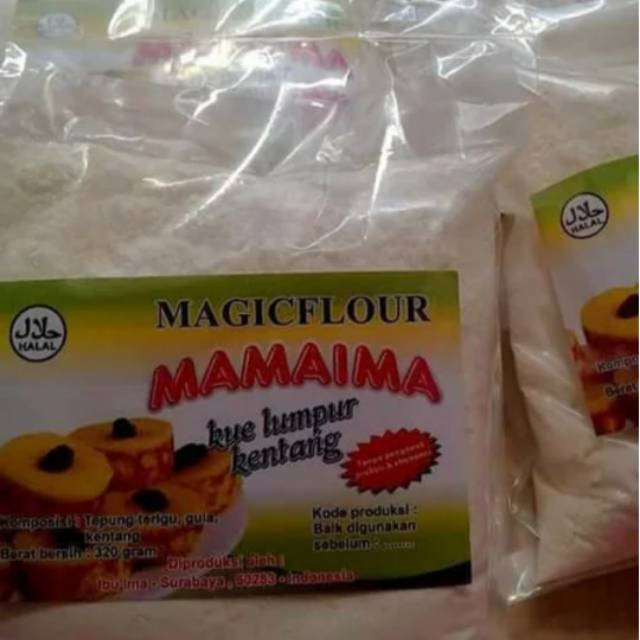 

Tepung Instan Kue Lumpur Kentang Mamaima