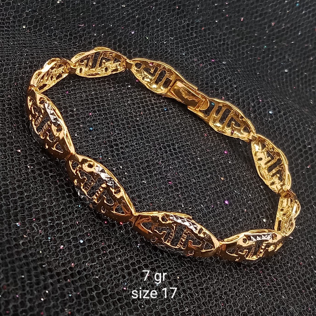 Gelang Emas 17K - 7 gr Kadar 750 - 930