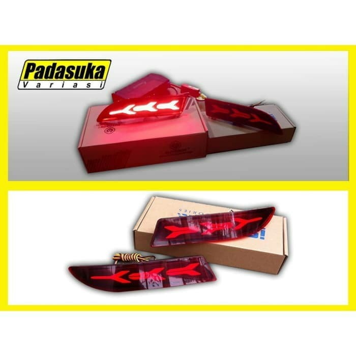 Avanza Xenia 2019 Mata Kucing Lampu Led Reflektor Bumper Belakang