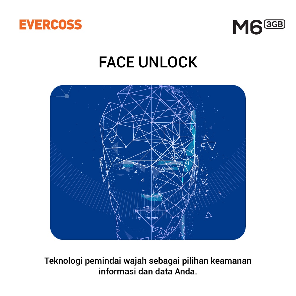 EVERCOSS M6 RAM 3GB Internal 16GB Garansi Resmi-5