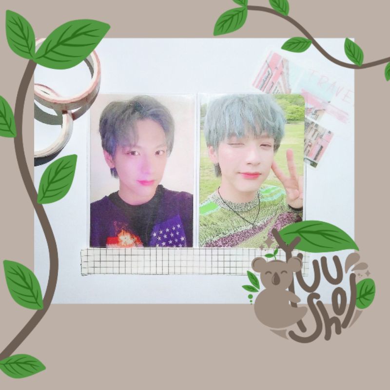 PAIR NFLYING JAEHYUN PC OUTSIDE INSIDE VER MAN ON THE MOON MOTM N.FLYING PHOTOCARD POCA VERSION COKE