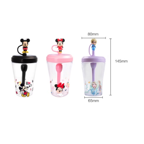 Disney original tumbler stir and straw 520ml /gelas minum lucu DW20212