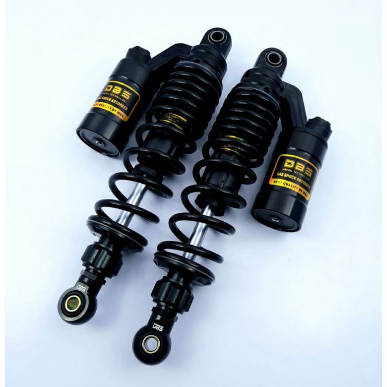 SHOCKBREAKER TABUNG DBS/8894 GP-SERIES MOTOR BEBEK RX KING-SUPRA-MEGAPRO-KARISMA-REVO-JUPITER Z-VEGA-FULL BLACK(AS CHROME