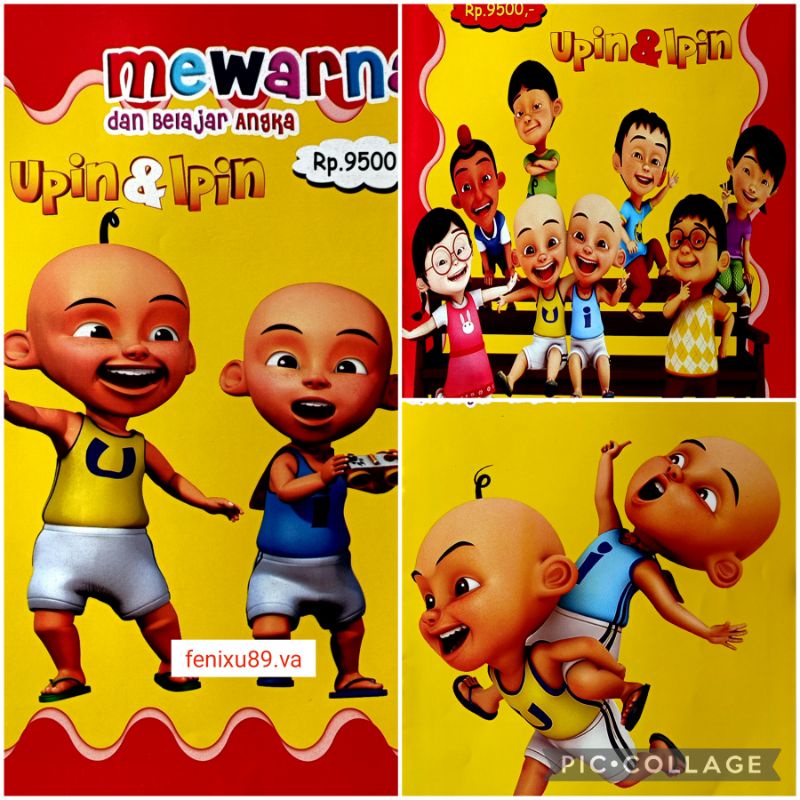 Buku Mewarnai Upin&Ipin