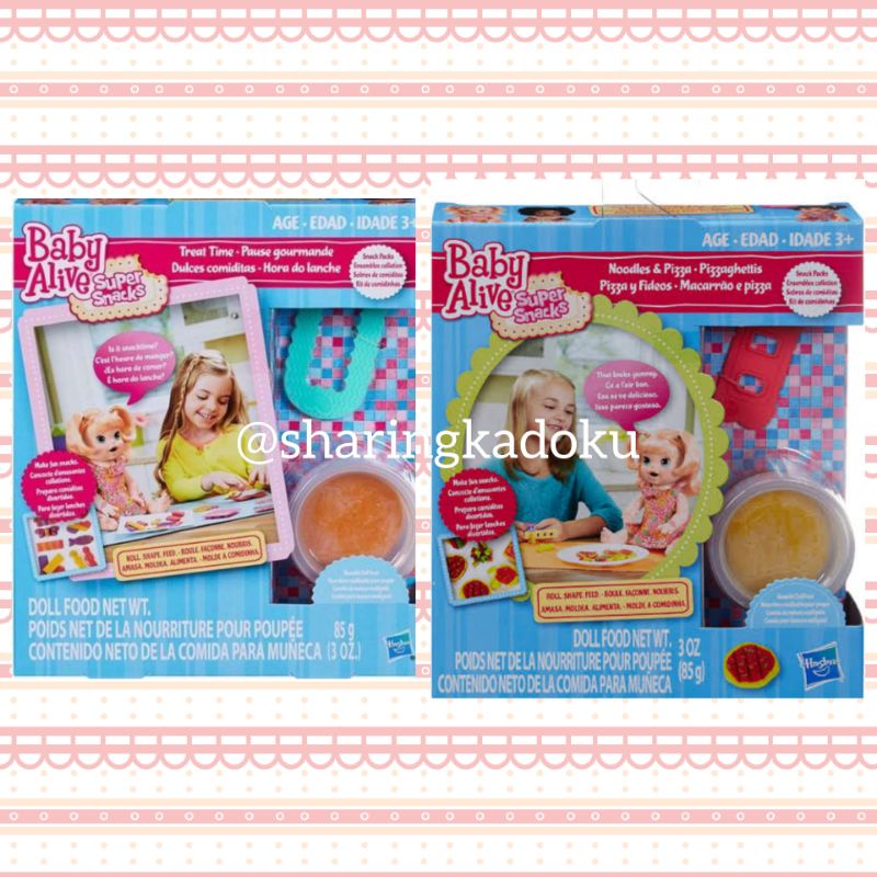 Baby alive Snack Makanan Baby alive / Mainan Boneka Bayi / Makanan Baby Alive / Baby alive Snack