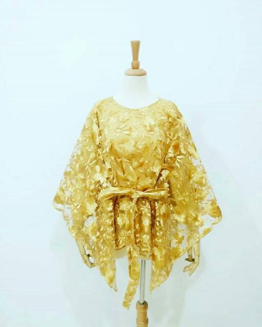 BAJU KONDANGAN WANITA ATASAN KEBAYA BATWING KALONG BROKAT BRUKAT LACE YERA TOPS