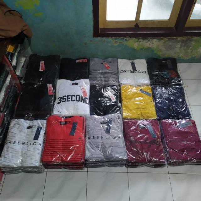 KAOS 3SECOND PAKET USAHA THREESECOND KAOS PRIA BAJU PRIA PAKAIAN PRIA KAOS MURAH GROSIR KAOS