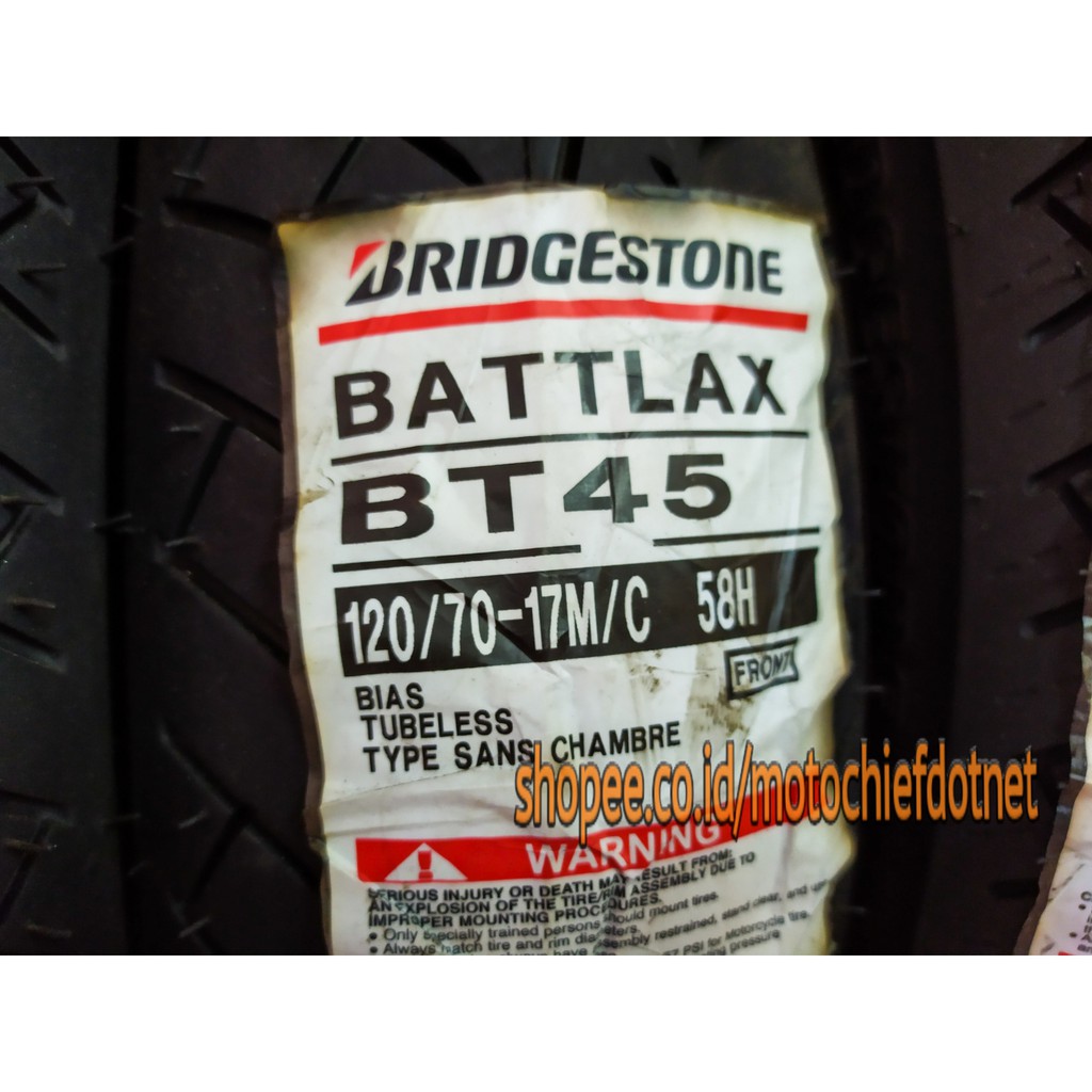 Ban Bridgestone Battlax BT45 120/70 - 17