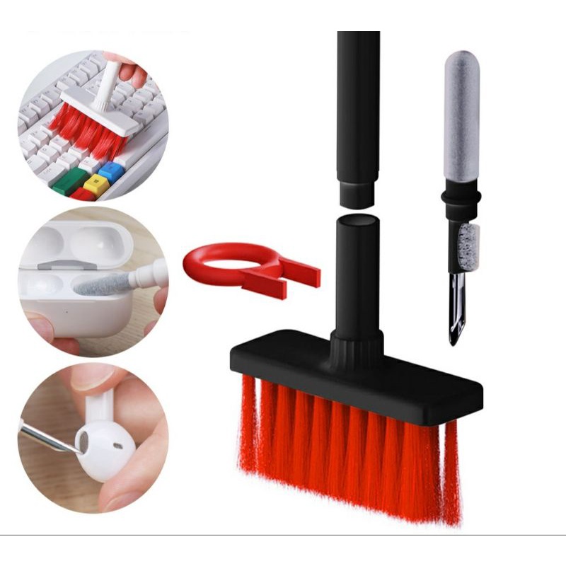 Keyboard Cleaning Brush 5in1/Sikat Pembersih Keyboard Earphone