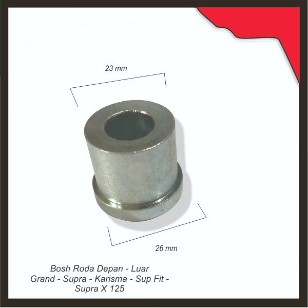 Bosh Roda Depan - Luar Grand - Supra - Karisma - Sup Fit - Supra X 125