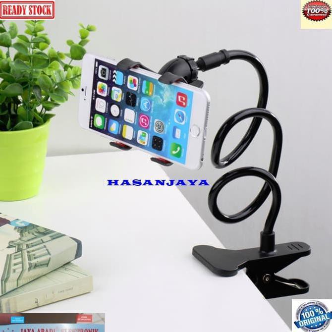 ak25 holder asli besi  ori mic hp handphone table stand mik 