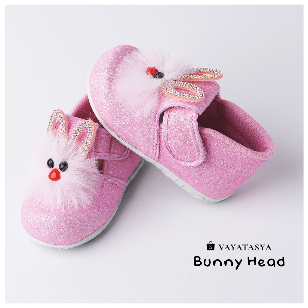 Vayatasya Karenina | Bunny Head / Sepatu anak perempuan 2-3 tahun  / Sepatu Boots Fashion Lucu