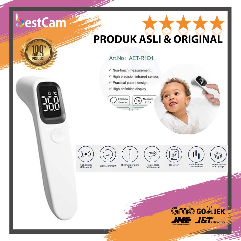 Jual BBLOVE Thermometer Suhu Tubuh Digital Infrared Shopee Indonesia