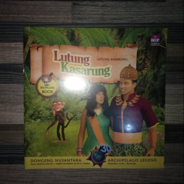 Seri Dongeng 3D Nusantara :
LUTUNG KASARUNG
Oleh: Lilis Hu
Illustrator: Lia S. Associates