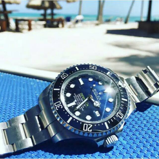 Jam tangan pria rolex deepsea swiss eta automatic