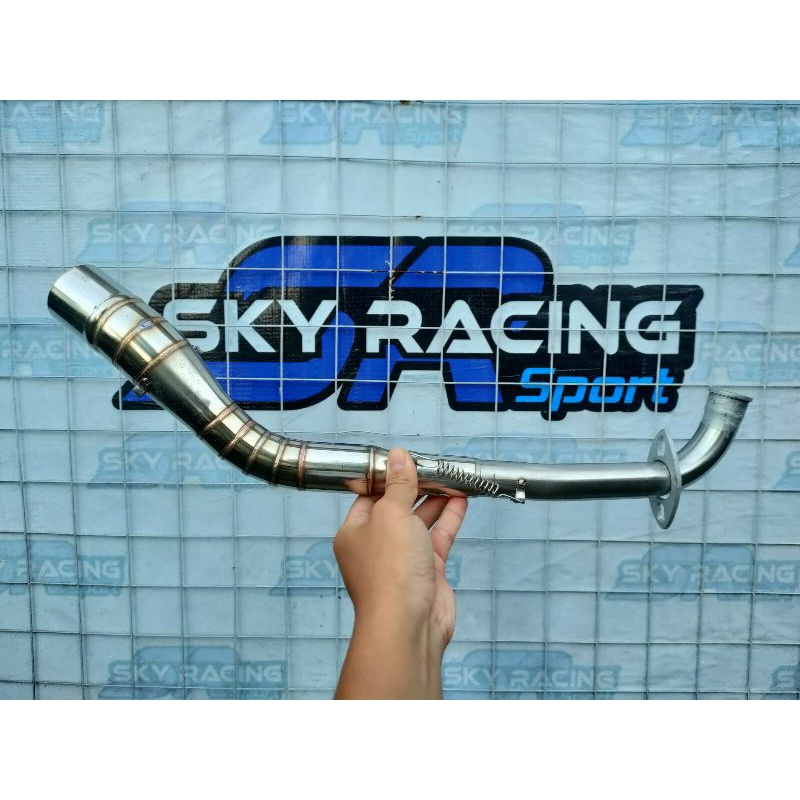 Pipa Leher Header Knalpot Aerox 155 Aerox New Connected inlet 50mm