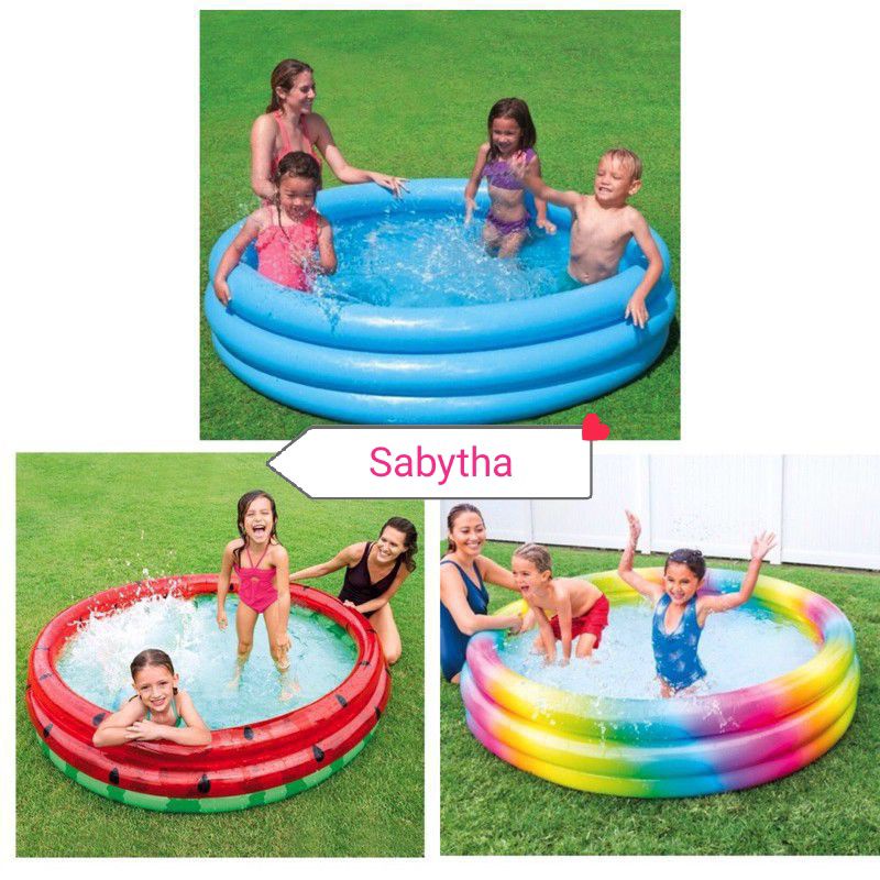 Rainbow Pool JUMBO 168cm INTEX #58449