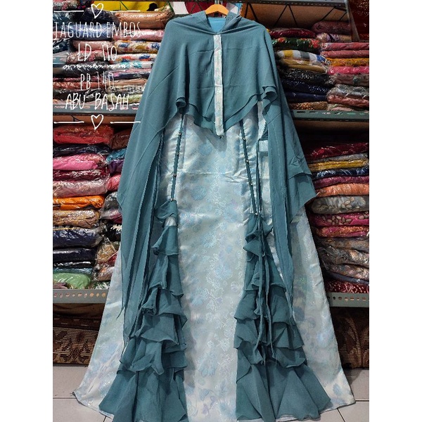 GAMIS EMBOS / Gamis jaguard / Gamis sultan / Gamis india / Khimar pari / Gamis premium / Gamis mewah