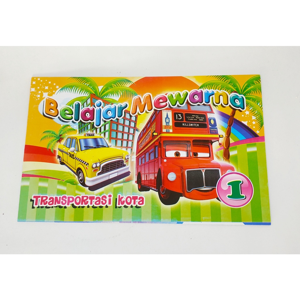 

Mainan Edukasi Buku Mewarnai Anak TK/PAUD/Umur 3-5 Tahun / Buku Belajar Mewarnai Murah 01