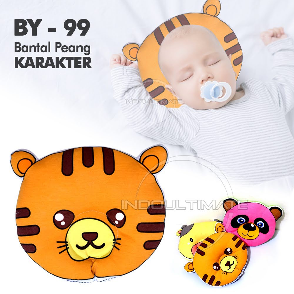 Bantal Kepala Bayi bergambar BABY LEON BY-99 Bantal Peyang Baby Pillow