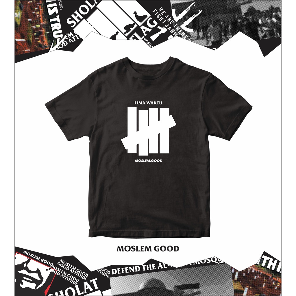 kaos MUSLIM.LIMA.WAKTU