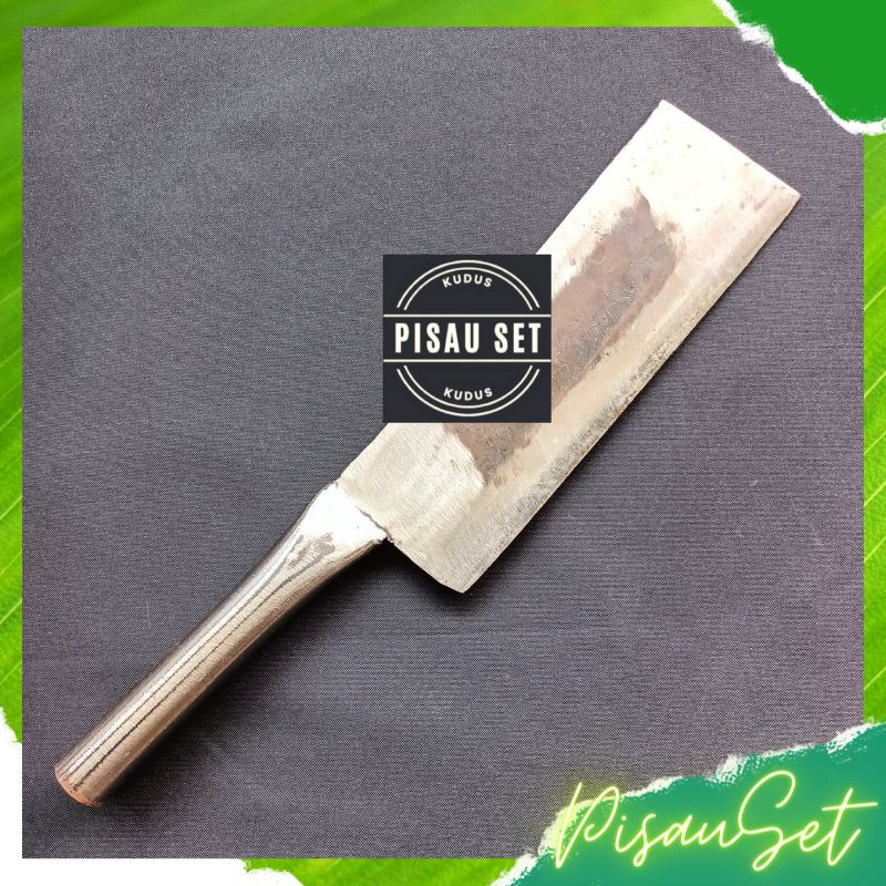 pisau cacah cincang daging tulang baja asli jawa - PISAUSET