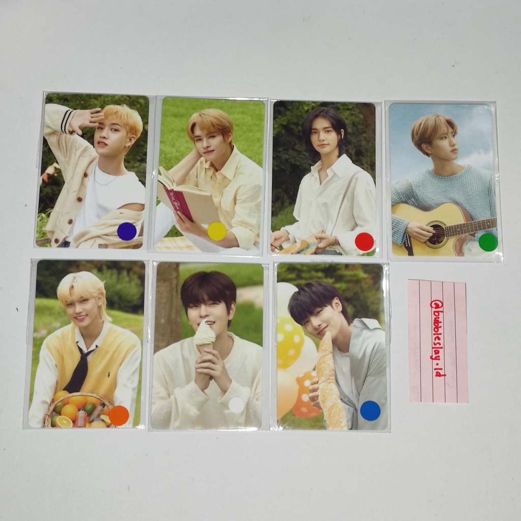 Official Stray Kids x Nacific Photocard R1 / Chan Lee Know Changbin Hyunjin Han Jisung Felix Seungmi