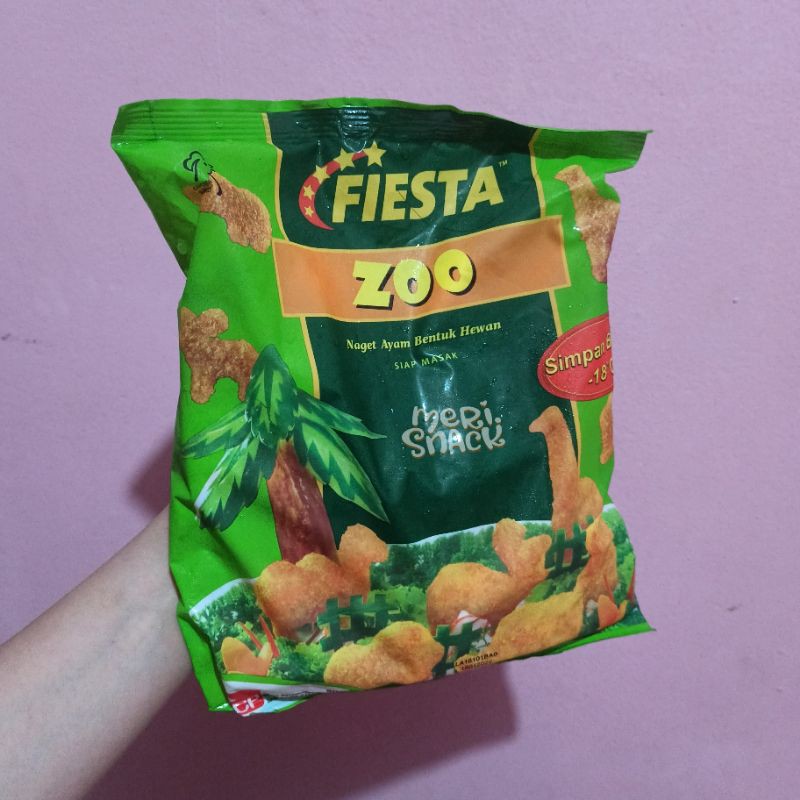 

Fiesta Zoo 500gr / Chicken Nugget Fiesta / Nuget / Naget Ayam