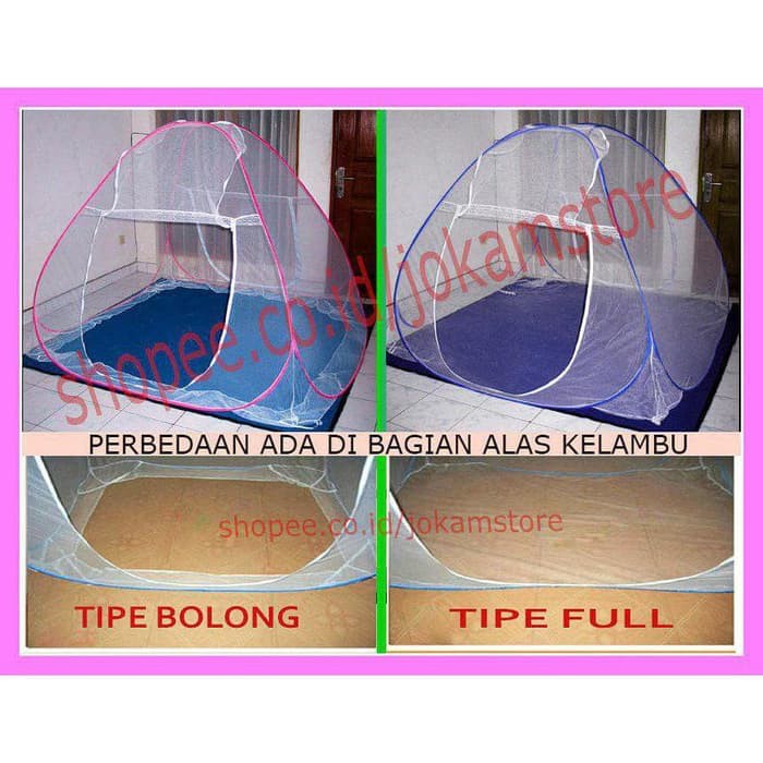 Kelambu Lipat 150x200 180x200 200x200- Kelambu Tenda Kanopi Ukuran