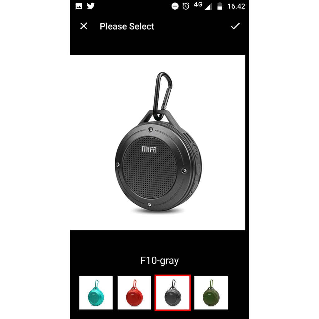 MIFA F10 Outdoor Waterproof Bluetooth Speaker Bagus