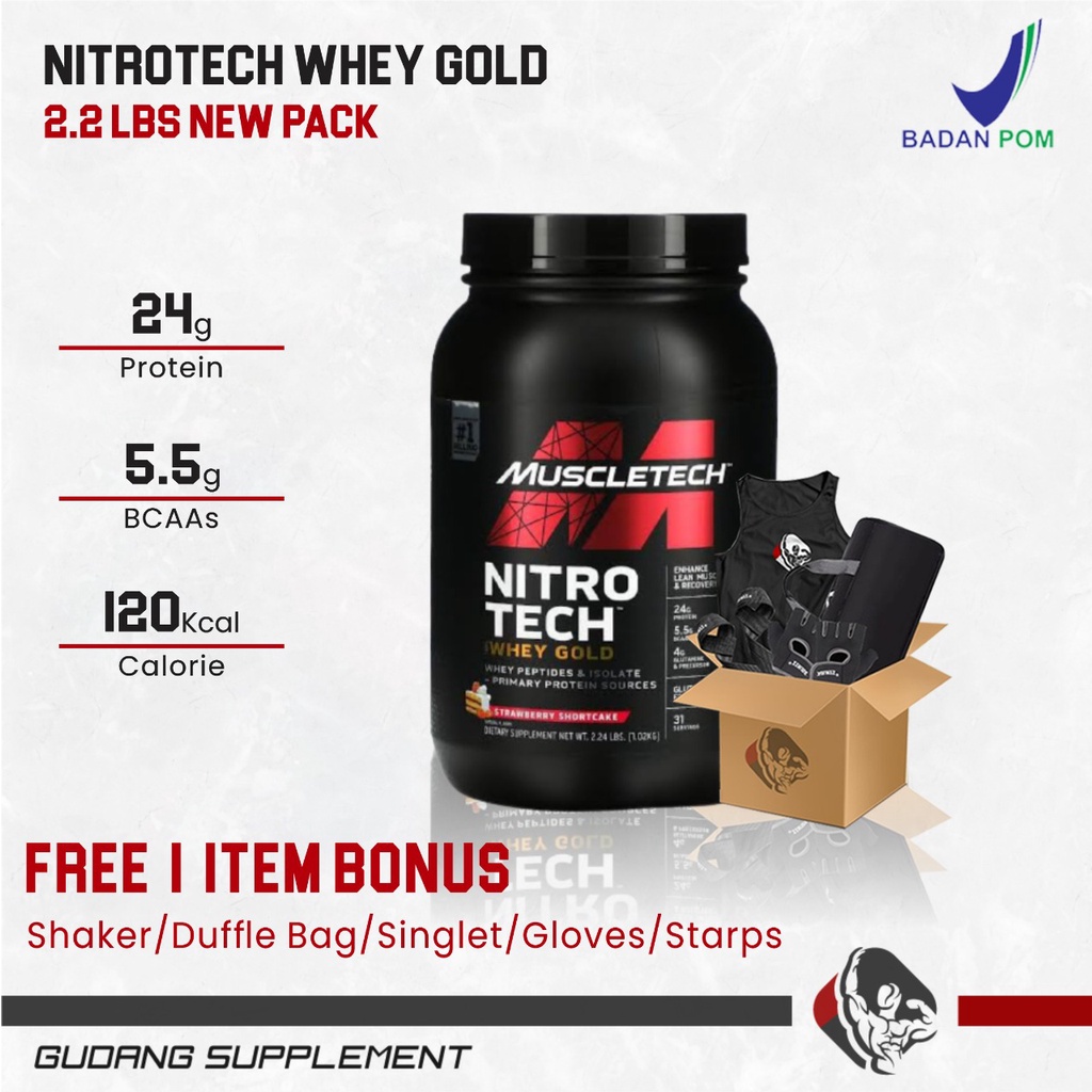 Muscletech Nitrotech Whey Gold 2,2 Lbs Whey Protein