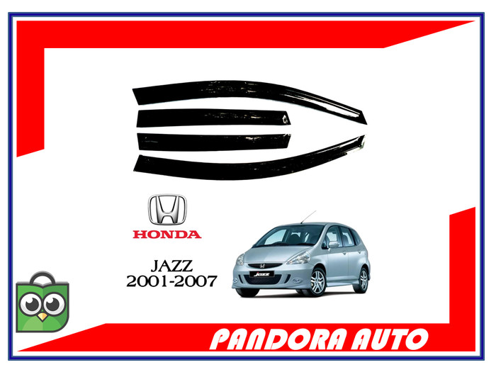 TALANG AIR MOBIL HONDA JAZZ GEN 1 MODEL SLIM AKRILIK HITAM