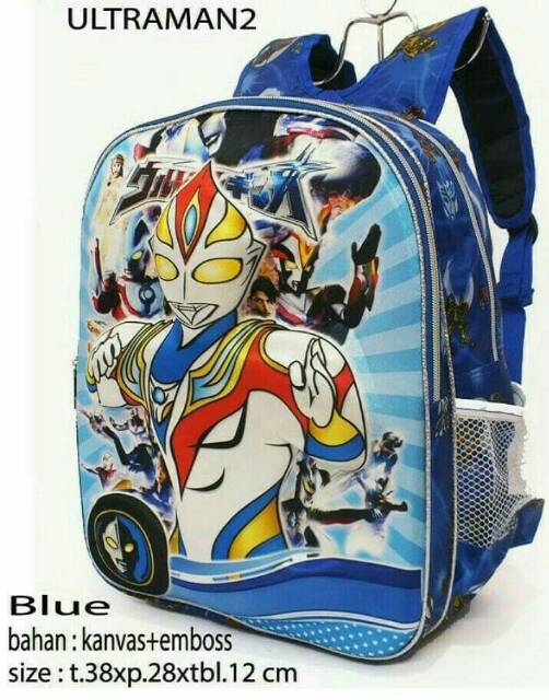 Tas ultraman anak pria 3D terlaris