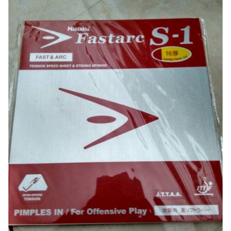 Karet Pingpong/Tenis Meja Nittaku Fastarc S1