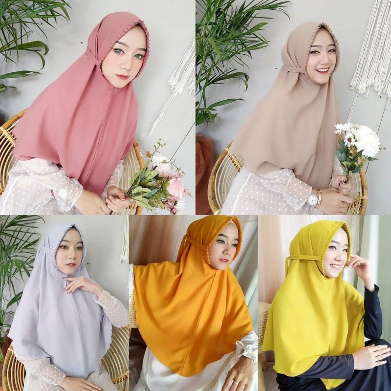 PIPIT HIJAB BERGO KERUDUNG INSTAN KCP LIPAT PAD TALI