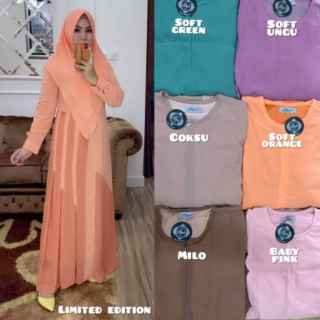 Chaira Set Syari by Irna Gallery gamis lebaran 2020