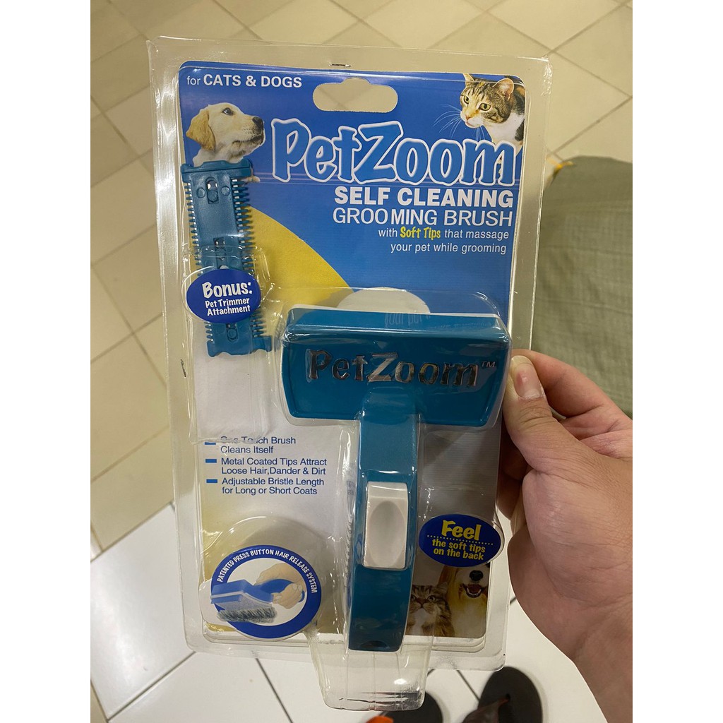 Pet Zoom Sisir Kucing Sisir Anjing Sisir Hewan Peliharaan Sisir Anjing &amp; Kucing Pet Brush Pet Comb