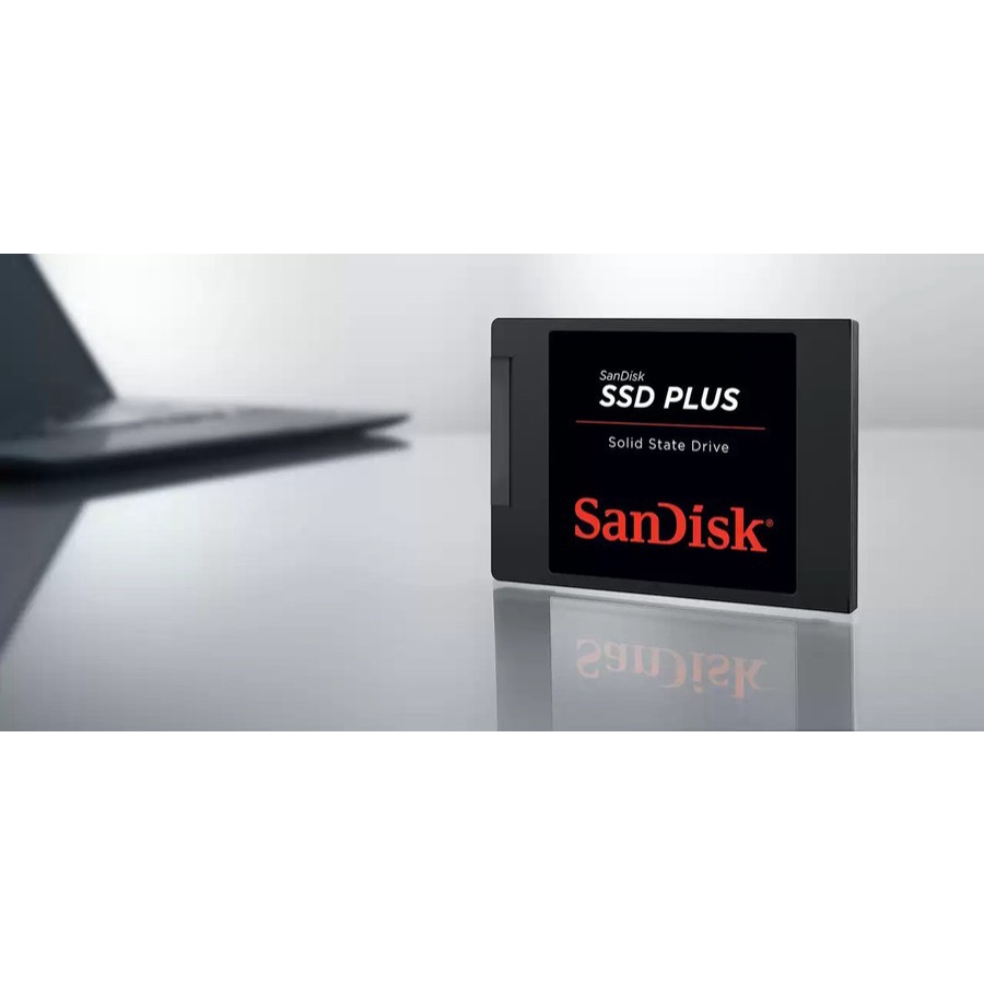 SSD Sandisk Plus 120GB speed Up to 535Mb/s Original - Garansi Resmi 3 Tahun