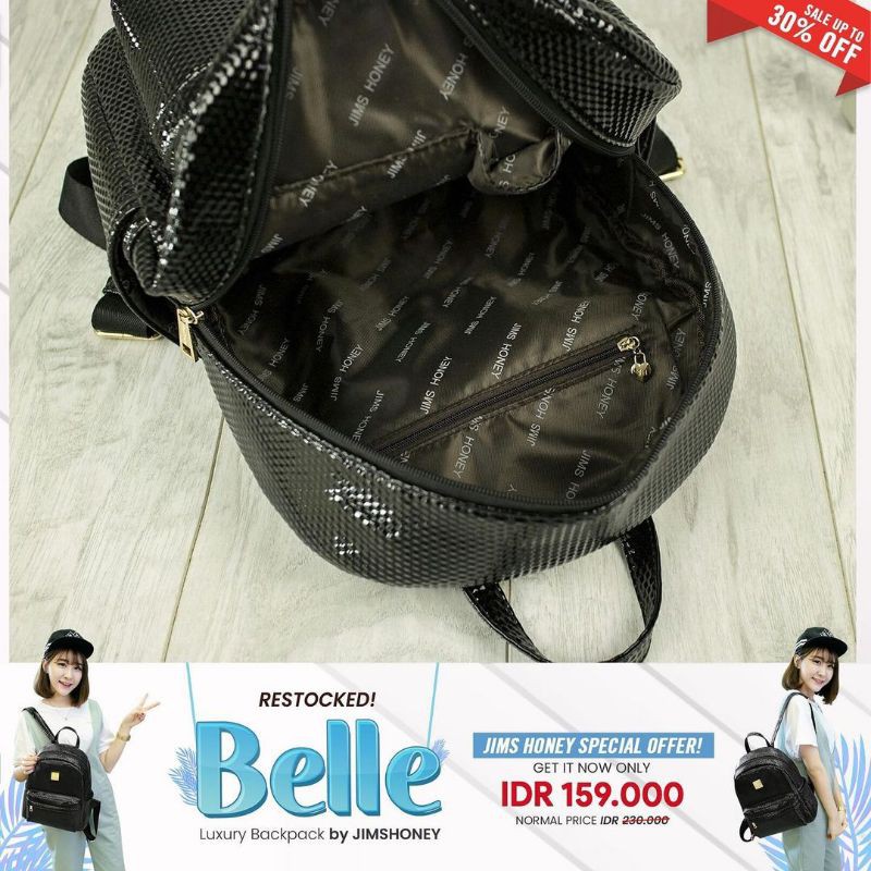 BELLE JIMSHONEY BACKPACK TAS PUNGGUNG IMPORT