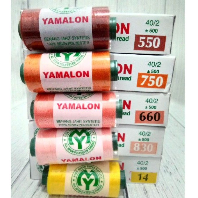 (P.3) Benang Jahit Yamalon 500y (MERAH)