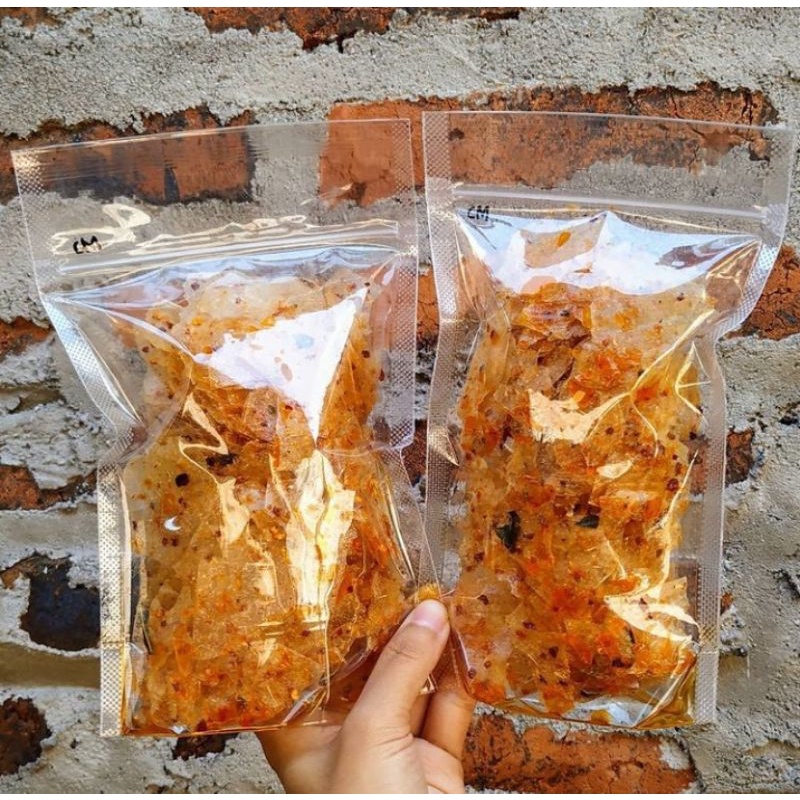 

KERIPIK KACA 100gr pedas daun jeruk