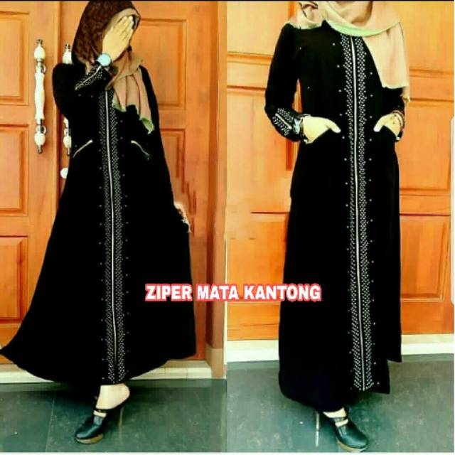 New Abaya Dress Maxi Arab Saudi Bordir Zephy Turki Umroh Dubai Turkey By ZainabCollection
