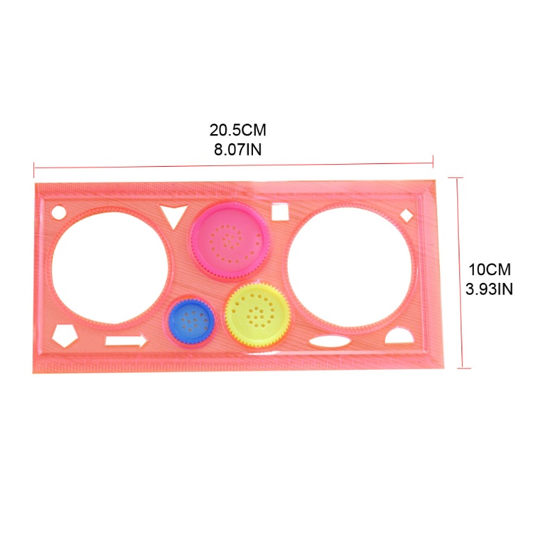 Mary Kids Drawing Practice Ruler Dengan Desain Hollow Untuk Anak Mainan Paud Bahan Plastik Untuk Mainan Gambar Kreatif Penggaris