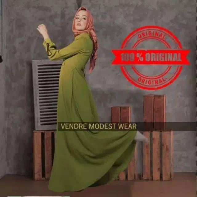 Gamis Syari Vendre Arummi Hijau