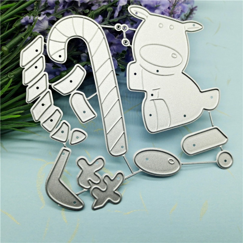 Templat Cutting Dies Embossing Tema Natal Untuk Dekorasi Scrapbooking Album