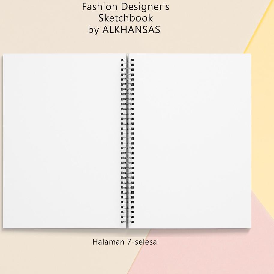 

[PROMO KCR37] Alkhansas - Buku Gambar Fashion Designer (Fashion Designer's Sketchbook) Volume 8 Baru