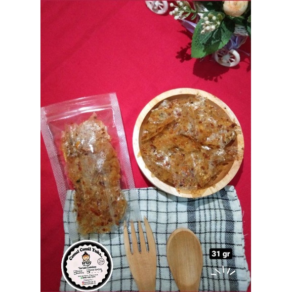 

kripca/keripik kaca extra pedas uk. 31gr, Rp. 12.500 get 3 kripca