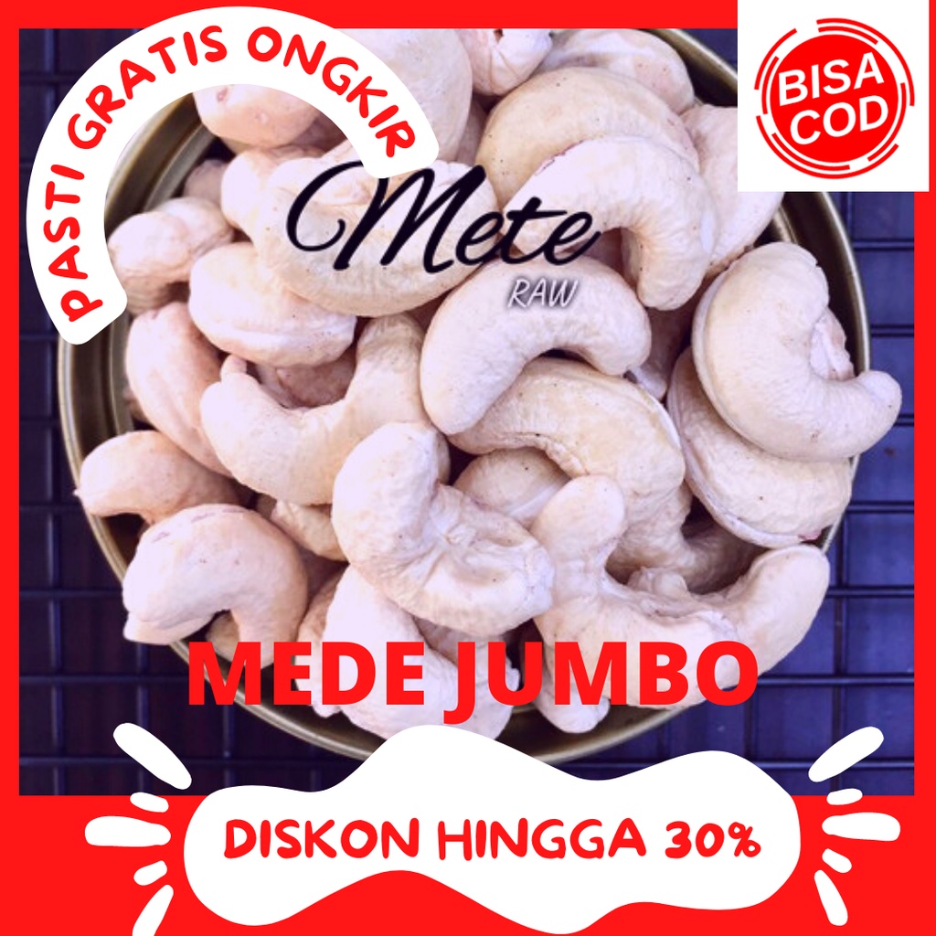 

5KG KACANG MEDE MENTAH JUMBO / BIG CASHEW NUT