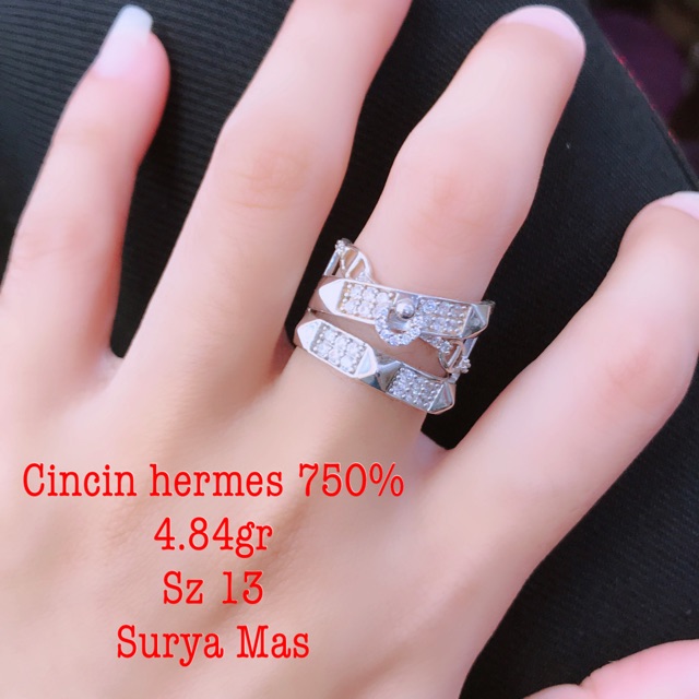 Cincin emas 750%